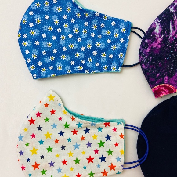 4 Adult Patterns Face Mask Washable Breathable - Picture 3 of 6